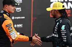 Lando Norris' three-word message on Lewis Hamilton's post after the Mercedes driver's stunning race