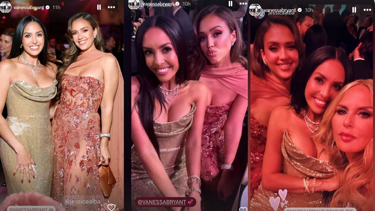 Kobe Bryant&#039;s wife Vanessa Bryant attended the Baby2Baby Gala with Jessica Alba. (Credits: @vanessabryant/Instagram)