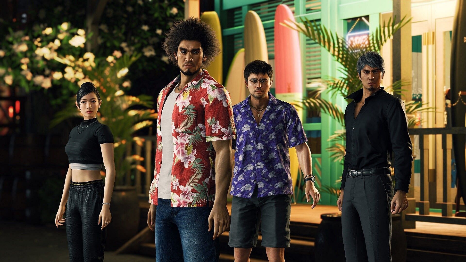 Ichiban, Kiryu, and friends in Like a Dragon: Infinite Wealth (Image via SEGA)