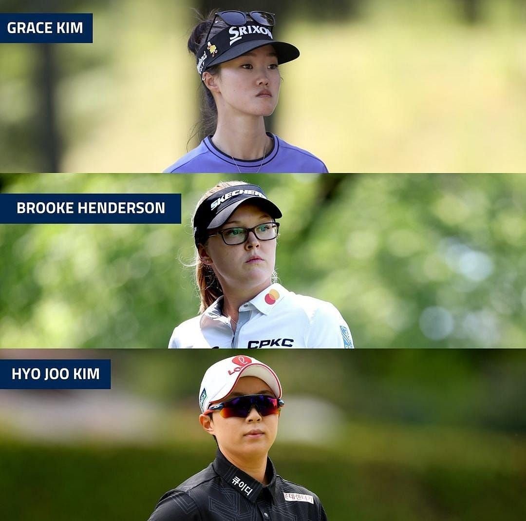 Grace Kim, Brooke Henderson, and Hyo Joo Kim | @lpga_tour on Instagram