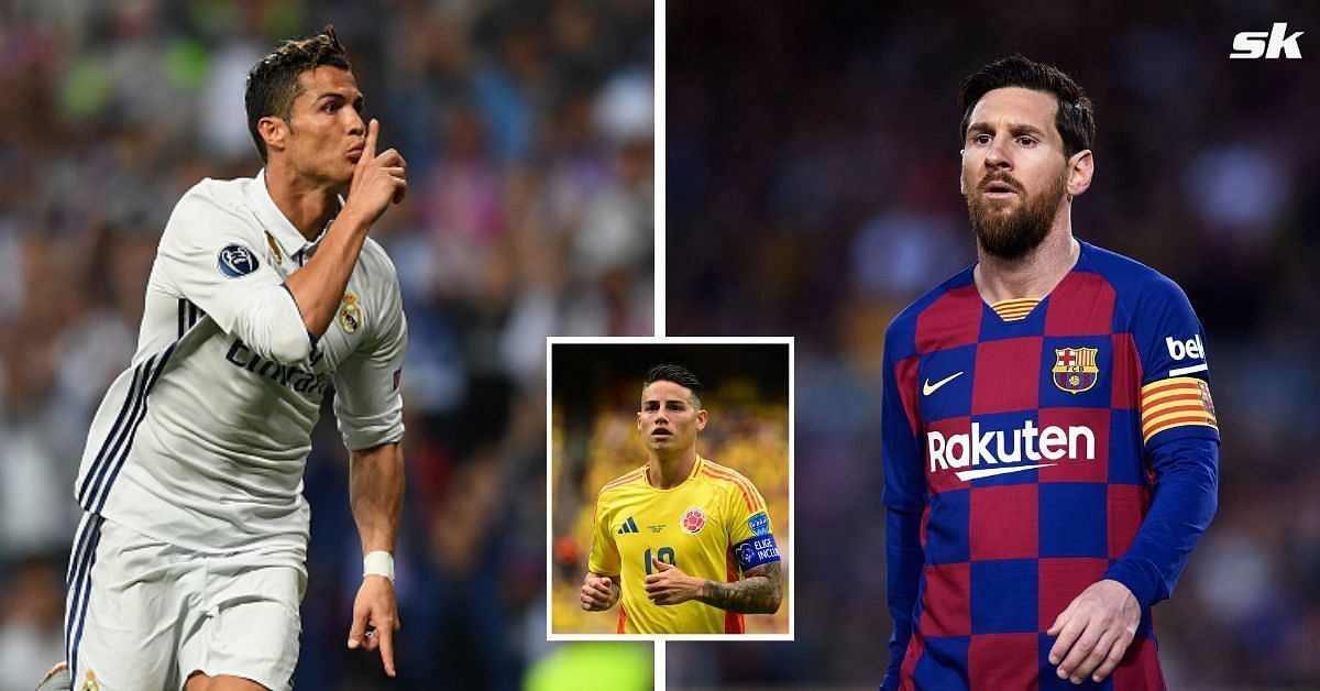  Former Real Madrid star James Rodriguez pick between Ronaldo and Messi