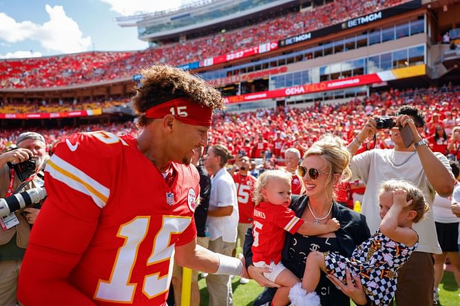 Patrick Mahomes' wife Brittany reacts with 4-word response to Adidas releasing shoes for son Bronze's birthday