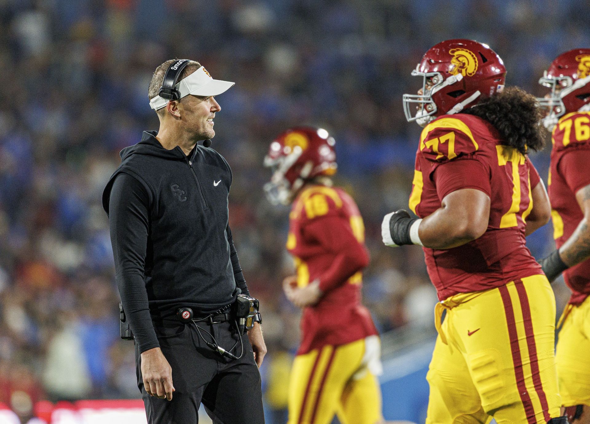 USC vs UCLA in Pasadena, CA. - Source: Getty