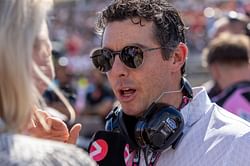 Rory McIlroy spotted in Alpine garage at the Formula 1 Las Vegas GP Qualifying