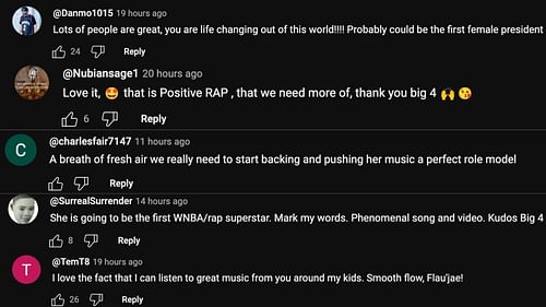 Fan reactions to Johnson's 'Master Plan' (Credit: YouTube/Flau'jae)