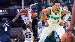 Tyrese Haliburton explains his hands-on-head disbelief reaction to Bennedict Mathurin's 'crazy' dunk