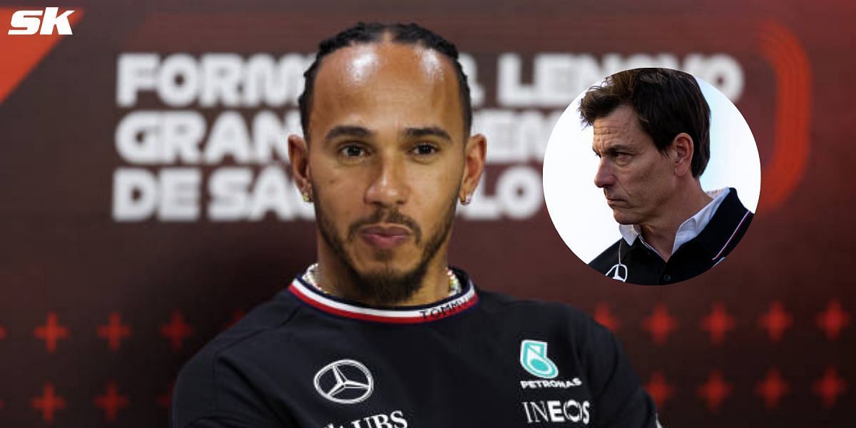 Lewis Hamilton and Toto Wolff