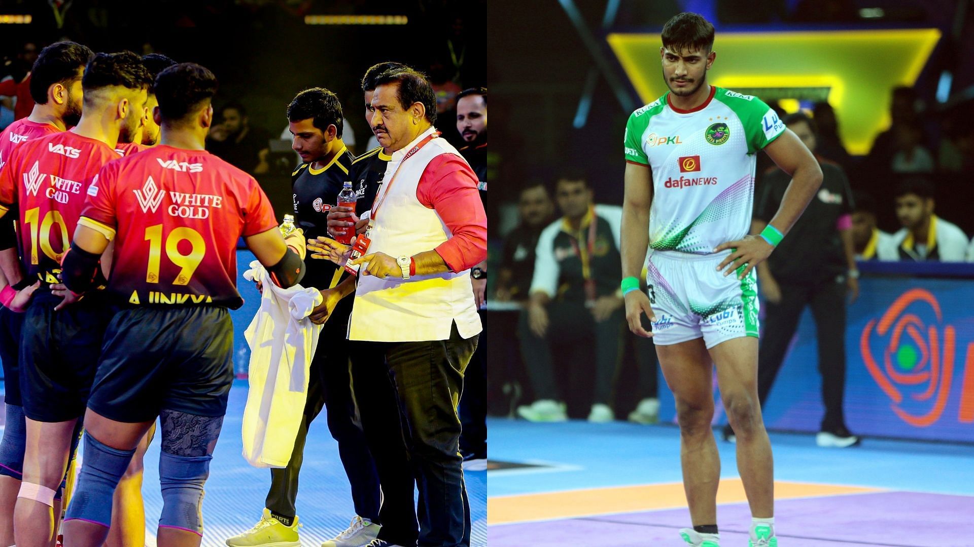 बेंगलुरु बुल्स vs पटना पाइरेट्स (Photo Credit- X/@PatnaPirates/@BengaluruBulls)