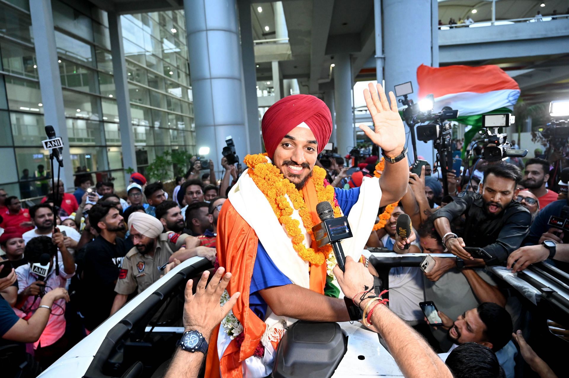 Indian Cricket Player Arshdeep Singh Visits Chandigarh After Winning T20 World Cup - Source: Getty