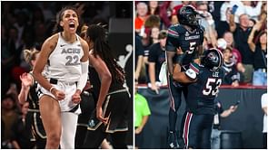 A'ja Wilson reacts in 4 words to South Carolina Gamecocks' vivacious locker room moment after upsetting #10 Texas A&M