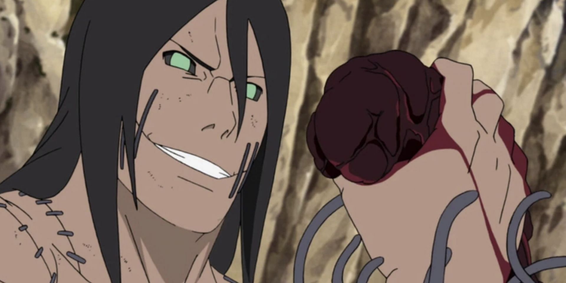 Kakuzu as seen in anime (Image via Studio Pierrot)