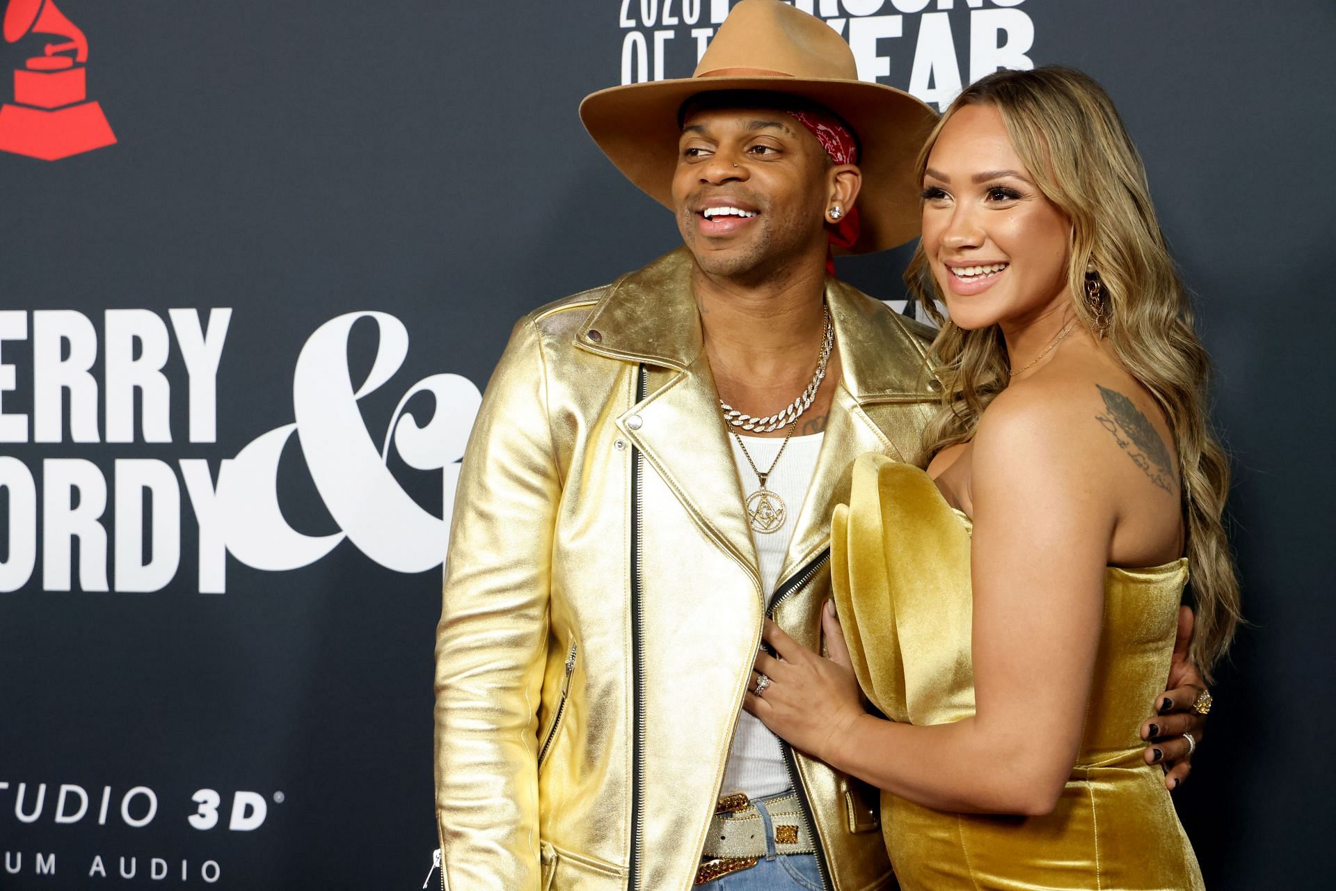 Jimmie and Alexis at the 2023 Person of The Year red carpet  (Image via Getty/@ Rodin Eckenroth)