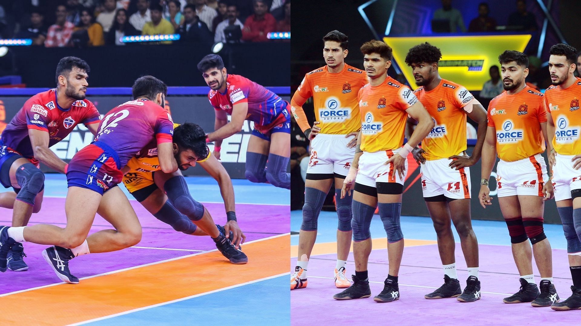  पुनेरी पलटन vs यूपी योद्धाज (Photo Credit- X/@PuneriPaltan/@UpYoddhas)