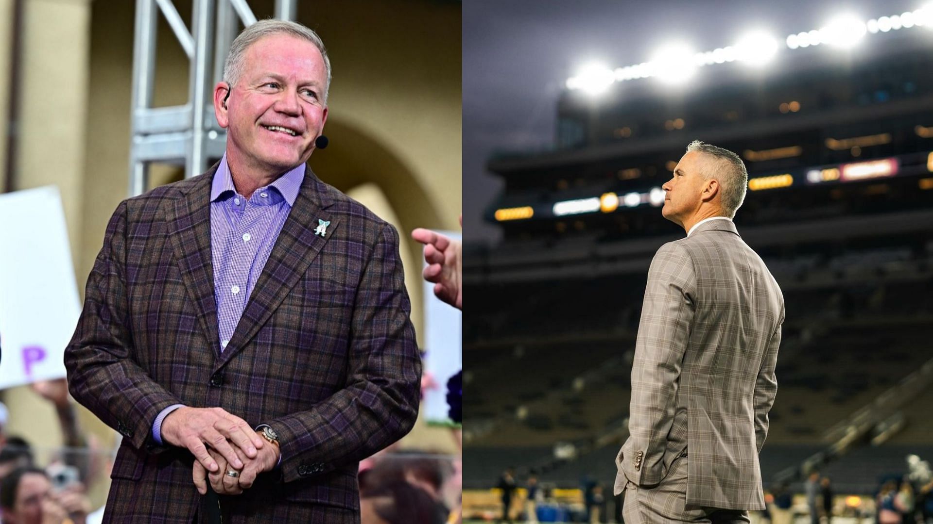 Coaches Brian Kelly &amp; Mike Norvell (LSU &amp; FSU