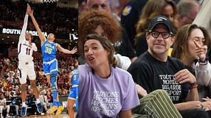 Hollywood’s Jason Sudeikis continues to show his love for women’s basketball at South Carolina vs UCLA clash