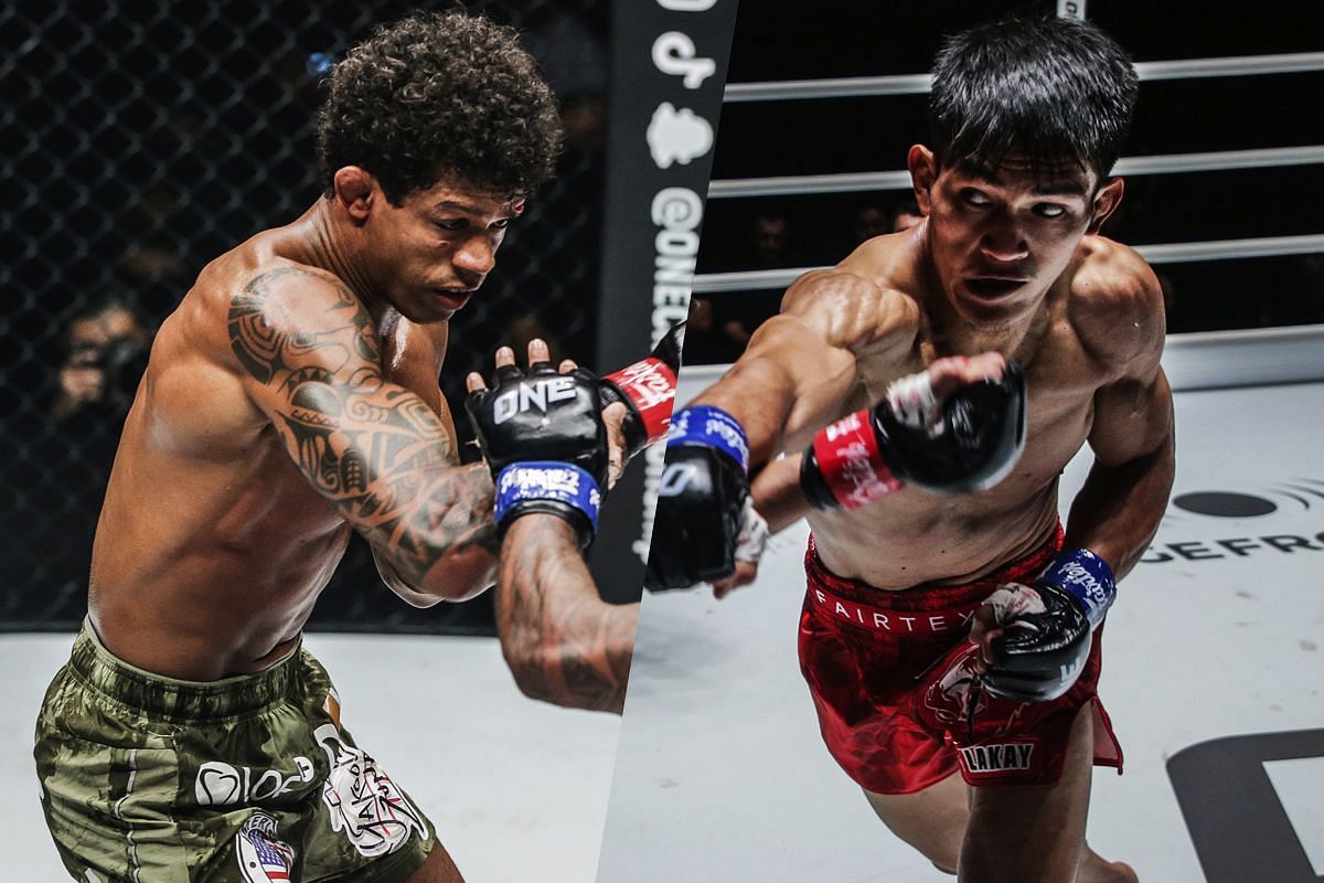 Adriano Moraes (L) and Danny Kingad (R) | Photo by ONE Championship