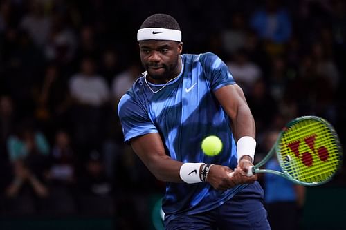 Frances Tiafoe in action at the Paris Masters (Image Source: Getty)