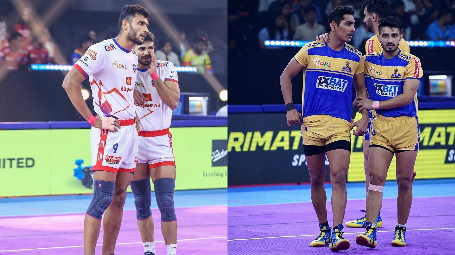 यूपी योद्धाज vs तमिल थलाइवाज (Photo Credit- X/@UpYoddhas/@tamilthalaivas)