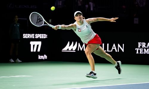 Iga Swiatek at the Billie Jean King Cup Finals (Image: Getty)