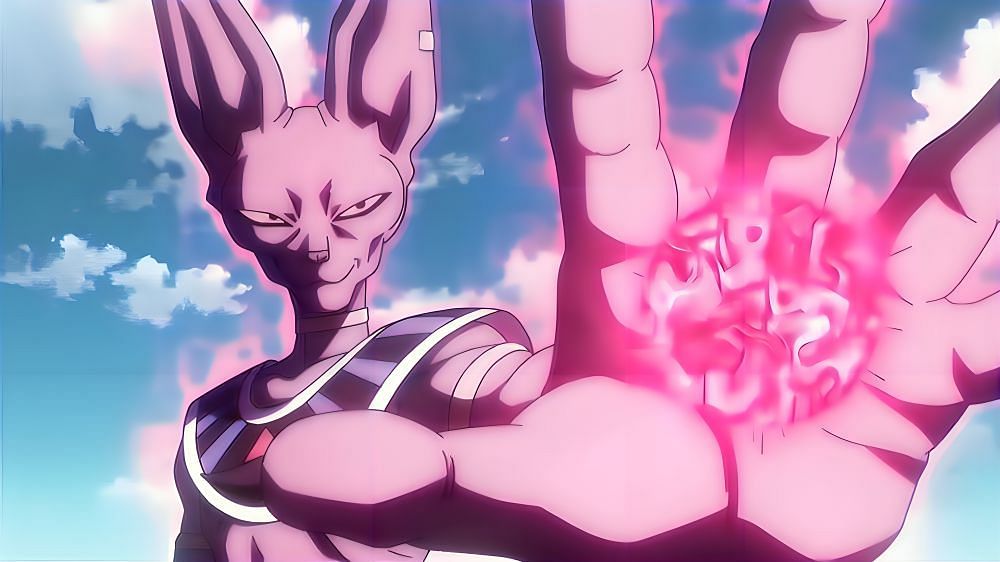 Dragon Ball and the strongest attacks Beerus has (Image via Toei Animation).