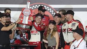 Harrison Burton drops two-word reaction to fiancé Jenna Petty's heartfelt message as NASCAR 2024 season ends