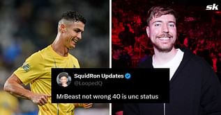 "Why’d he cook my old man", "Mr Beast is so weird" - Fans react as MrBeast jokingly claims Cristiano Ronaldo's 'about to die'