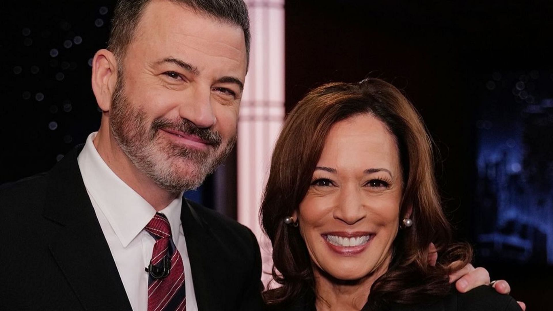 Jimmy Kimmel endorsed Harris for the presidential election (Image via Instagram/@jimmykimmel)