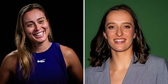 "Pretty girls"- Paula Badosa sends her love to Aryna Sabalenka, Iga Swiatek, Coco Gauff & co as they turn heads in WTA Finals photoshoot