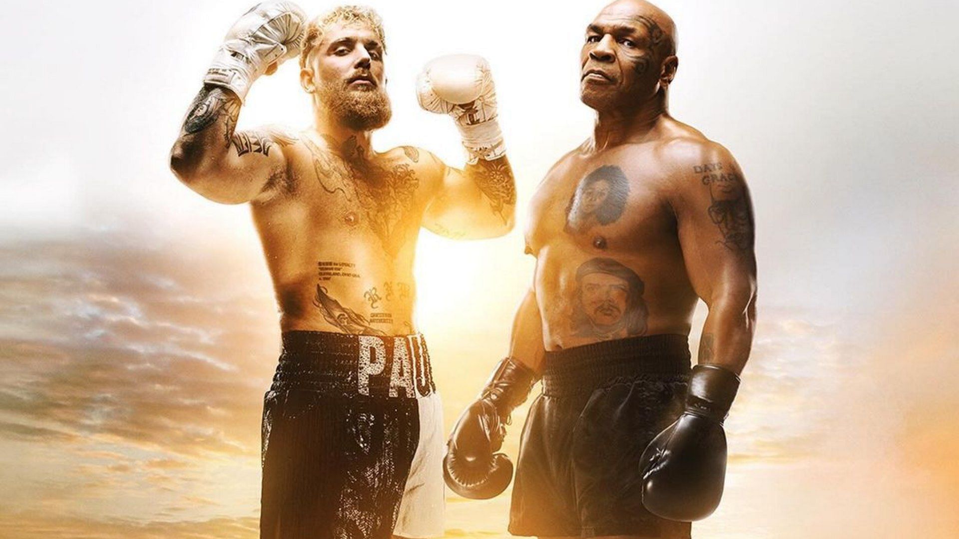 A poster of the Mike Tyson Vs. Jake Paul fight (Image via Instagram/@jakepaul)