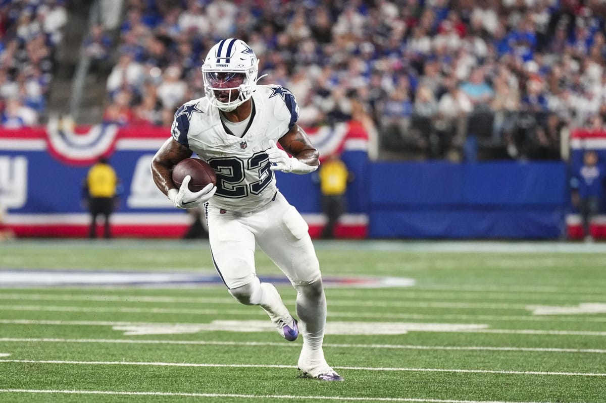 Dallas Cowboys RBs fantasy outlook for Week 9 feat. Rico Dowdle ...