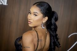 In Pictures - Jordan Chiles steals the show in a black outfit with high-rise boots for Thanksgiving