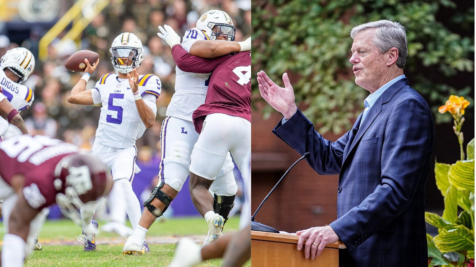 Former LSU star QB Jayden Daniels is among many athletes heeding NCAA President Charlie Baker