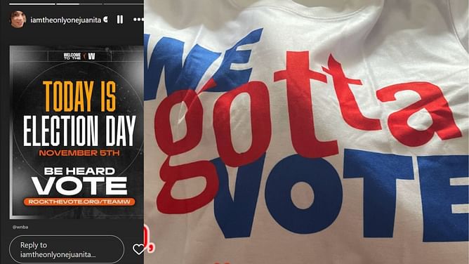 Michael Jordan's ex-wife Juanita Vanoy amplifies WNBA's message urging fans to vote in US elections