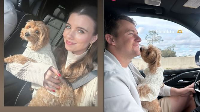 IN PHOTOS: Jaguars star Mac Jones and girlfriend Sophie enjoy Thanksgiving