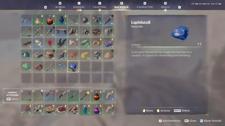 How to get Lapislazuli in Enshrouded