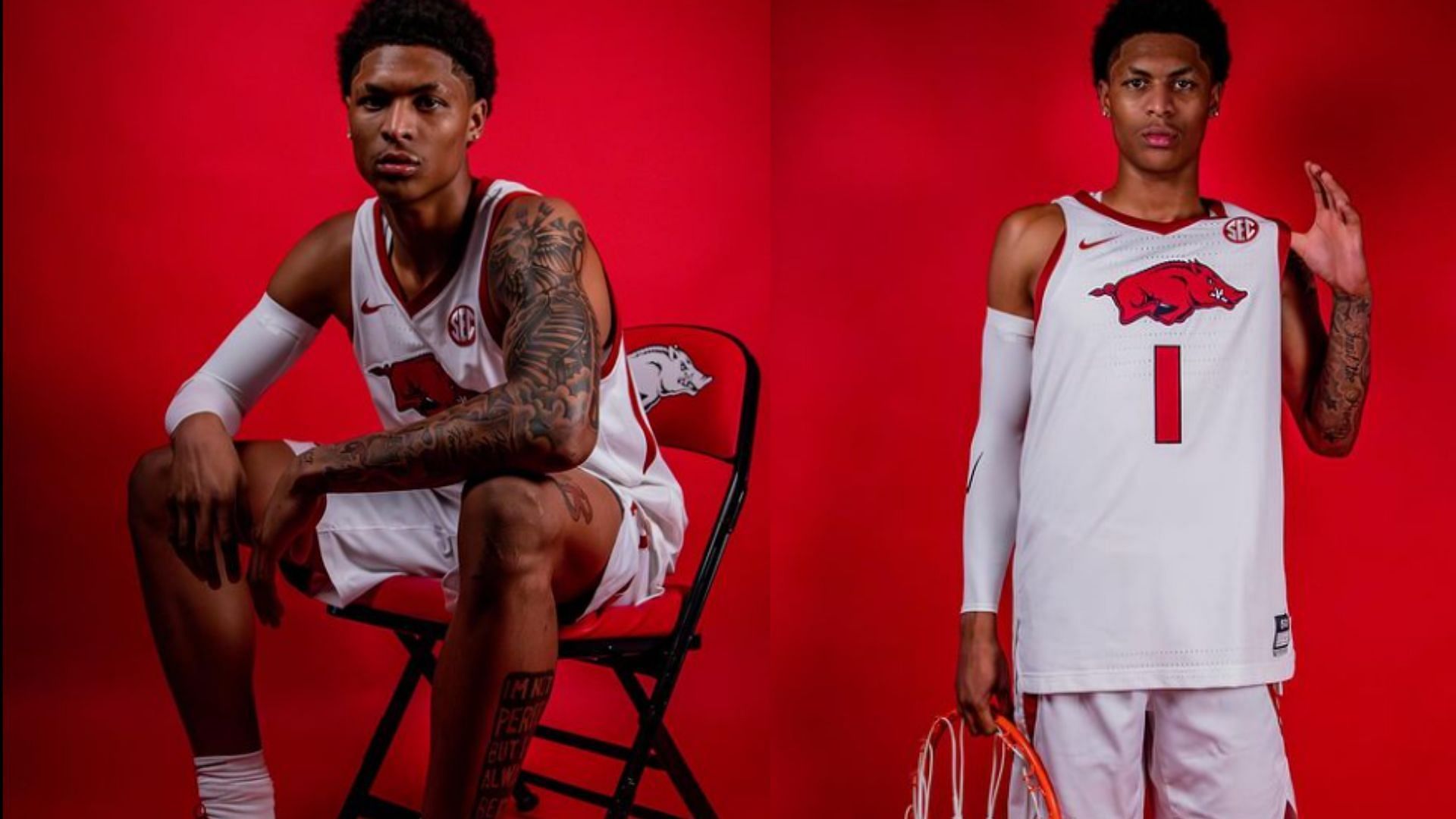 Arkansas Razorbacks commit Meleek Thomas fired a warning shot at his opponents at the NBPA camp (Image: IG/meleek.thomas)