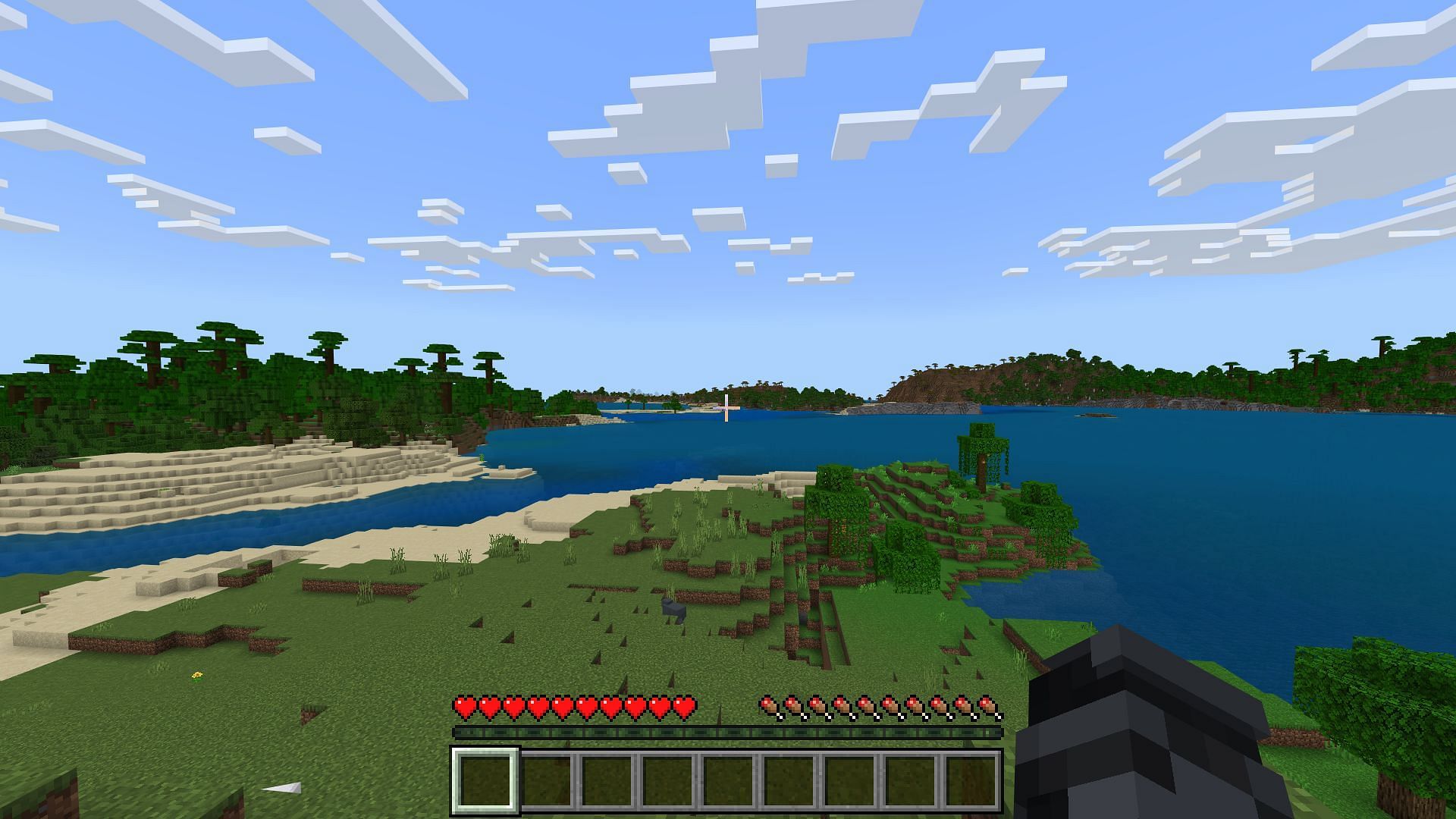 Minecraft Peaceful mode offers a relatively easier way to experience the game (Image via Mojang Studios)