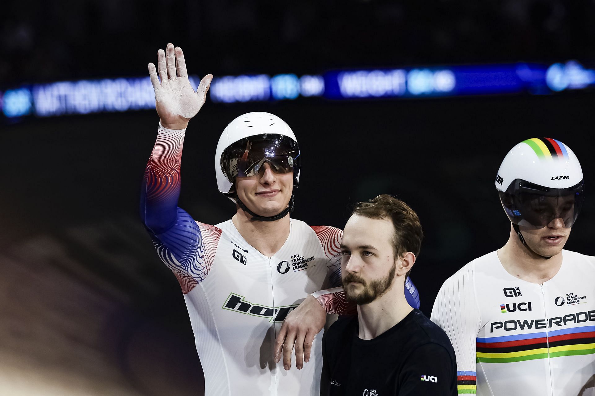 Matthew Richardson at the UCI Track Champions League - Round 1 - Source: Getty