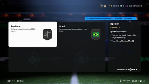 Angelina SBC tasks (Image via EA Sports)