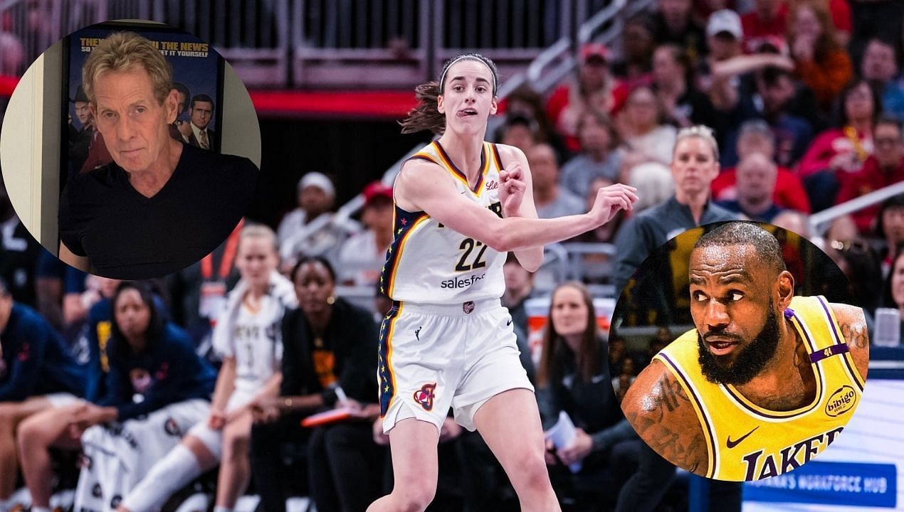 Caitlin Clark earns Skip Bayless&rsquo; respect with her on-court heroics: &quot;She is LeBron-esque passer&quot; (Credit: Skip Bayles/X, Indiana Fever/X and Lakers/X)