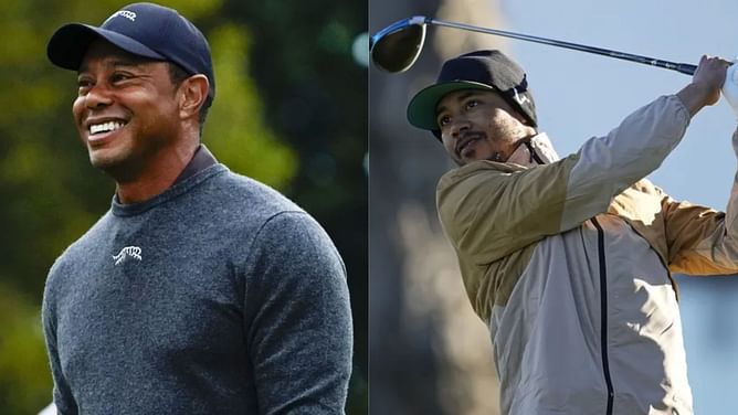 Mookie Betts reveals his 'dream golf foursome' ft. Tiger Woods as he enjoys taking a swing during offseason