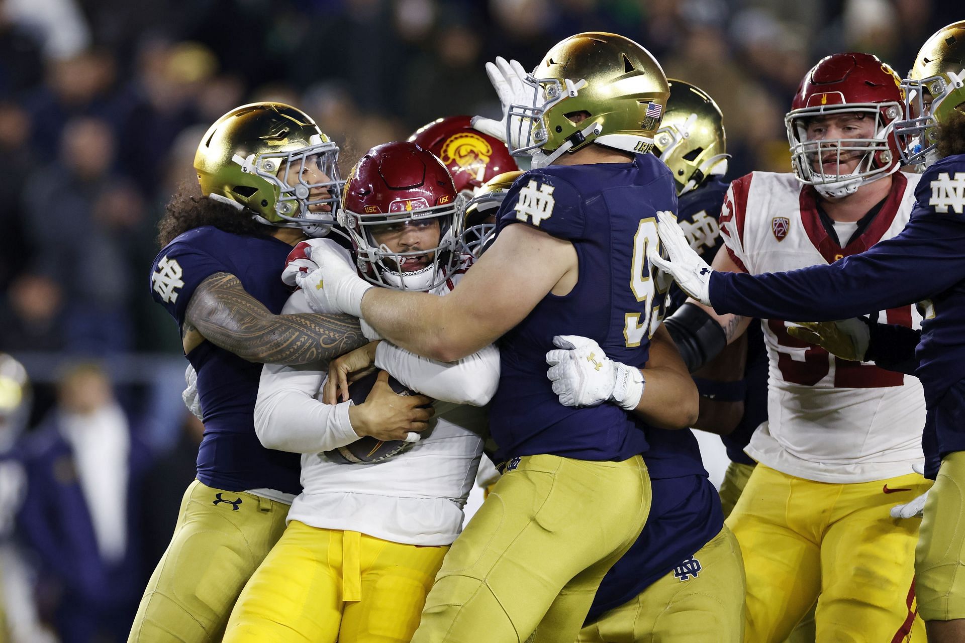 COLLEGE FOOTBALL: OCT 14 USC at Notre Dame - Source: Getty