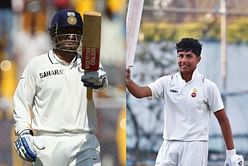 "Missed a Ferrari by 23 runs" - The story behind Virender Sehwag's viral post for son Aaryavir after latter's 297-run knock in Cooch Behar Trophy