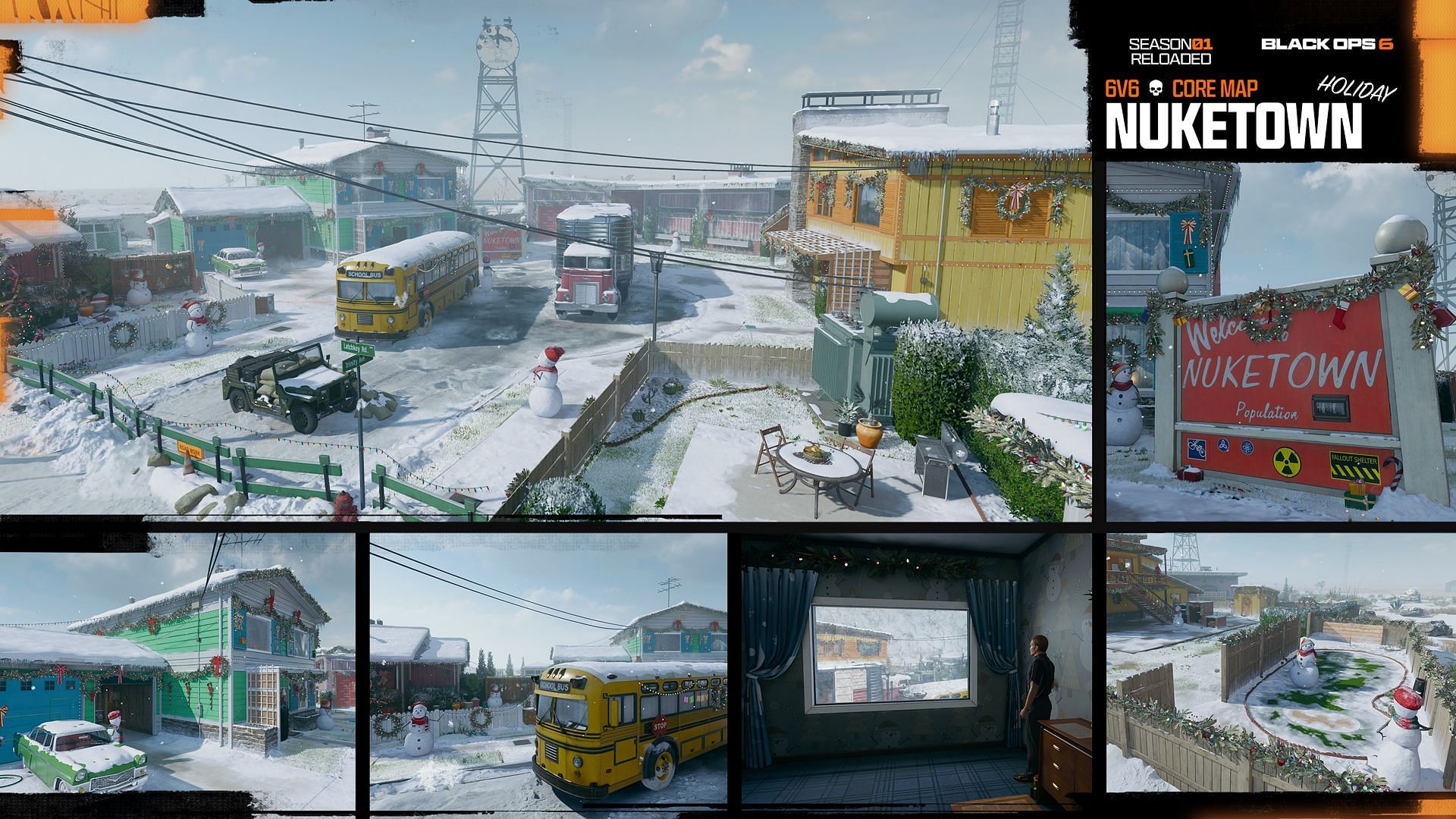 Upcoming new map: Nuketown Holiday (Image via Activision)