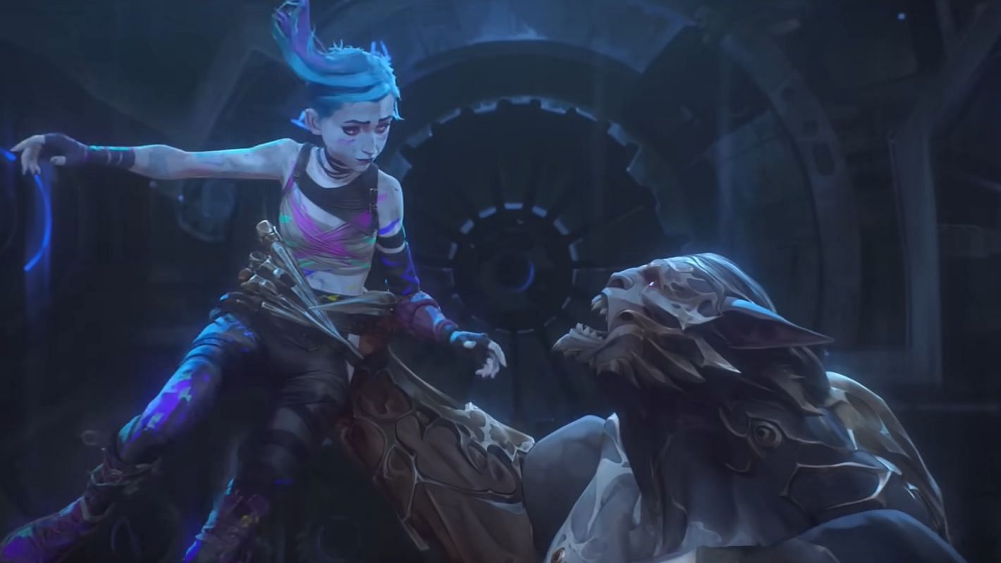 Jinx and Wander from Arcane season 2 ( via Netflix)