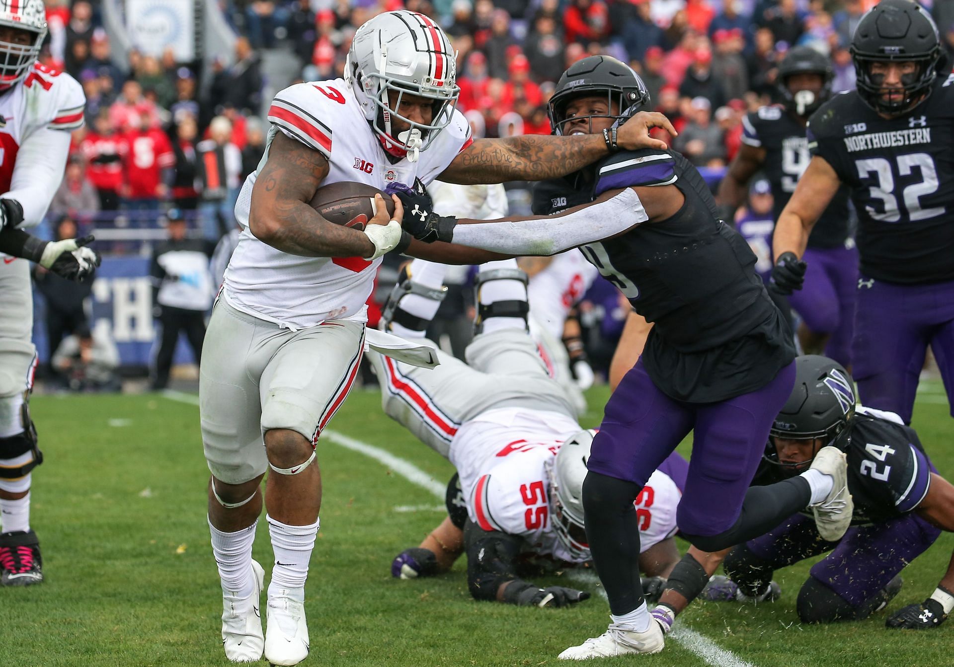 Ohio State Ohio State vs. Northwestern projected starting lineups for