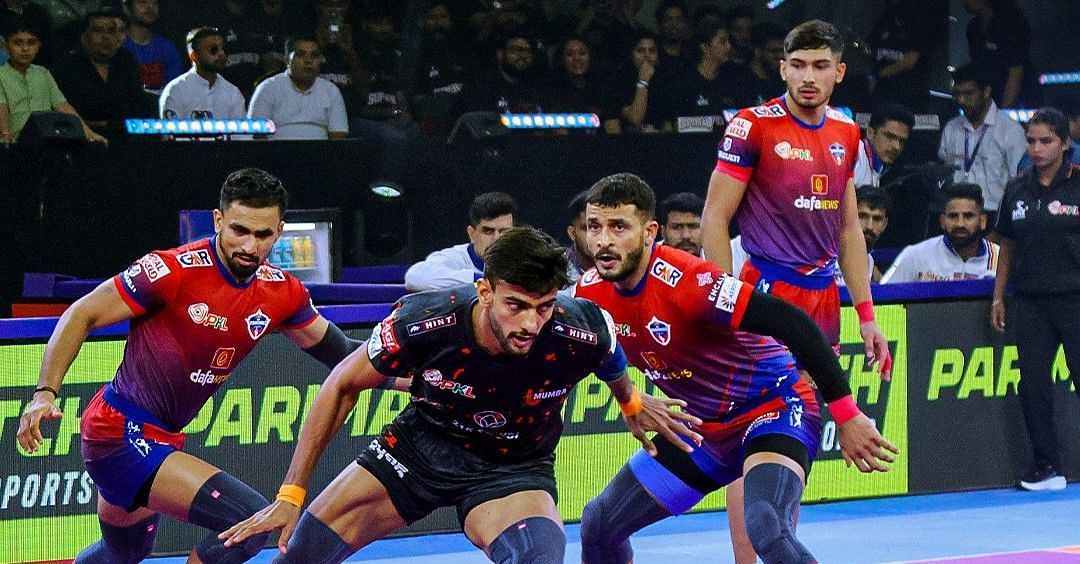 यूपी योद्धा vs यू मुंबा (Photo Credit - @ProKabaddi)