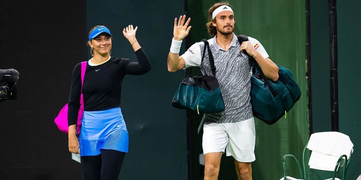 Paula Badosa and Stefanos Tsitsipas (Image: Getty)