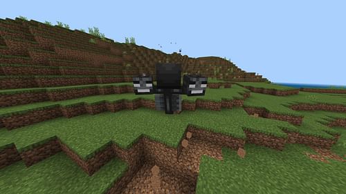 Wither boss mob is the strongest in Bedrock Edition's hard mode. (Image via Mojang Studios)