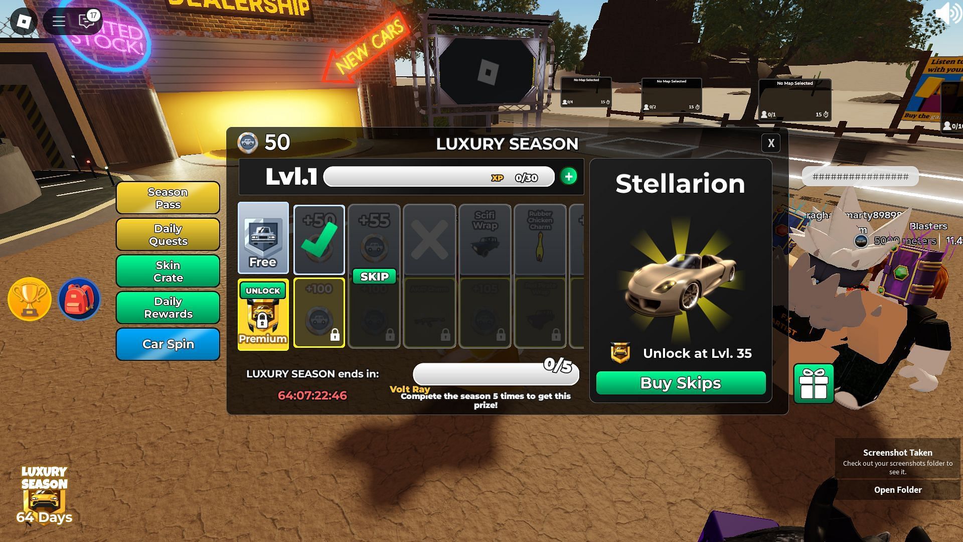 The Luxury Season Pass (Image via Roblox)